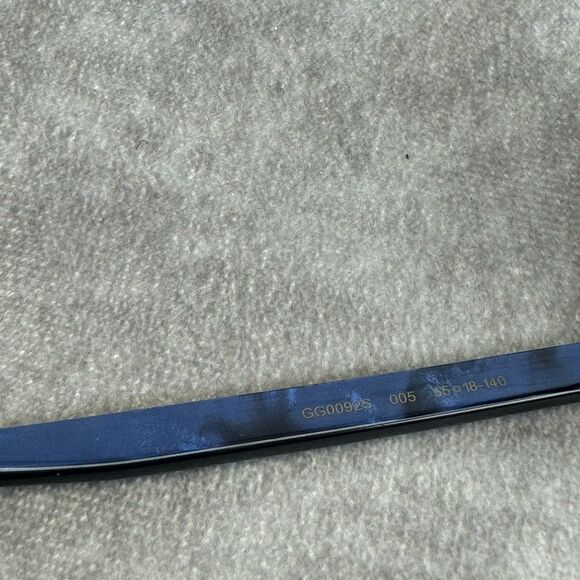 Gucci Sunglasses Blue Crystal/Non-Polarized Brown Gradient Lens GG0092S - Picture 13 of 15